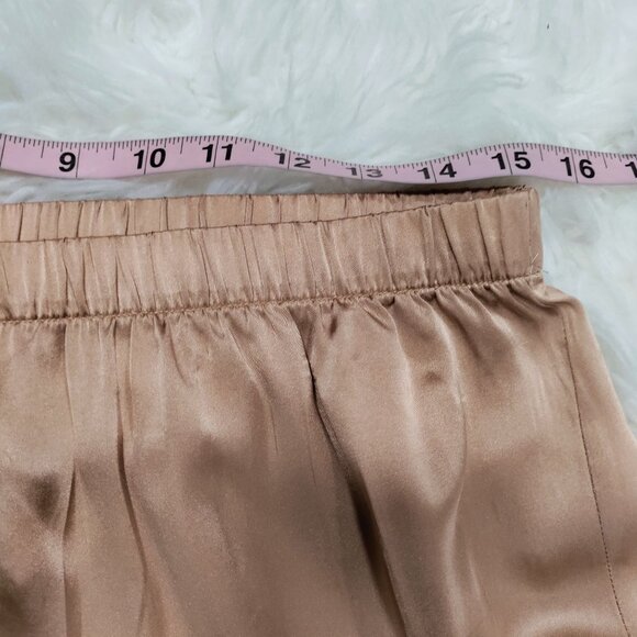 Intimissimi Soft Satin Piping Trim Short Sleeve Shirt & Shorts Pajama Set Size L - Picture 15 of 16